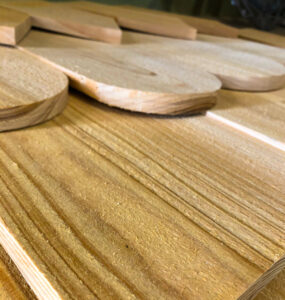Heartwood Lumber Cypress Shingles Detail