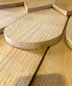 Heartwood Lumber Cypress Shingles Detail
